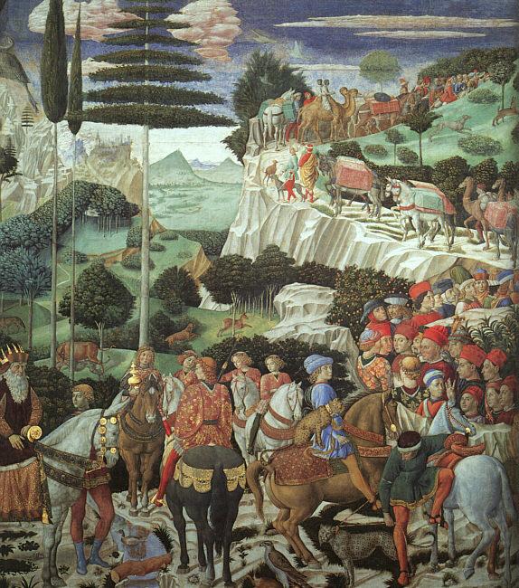 Procession of the Magus Melchoir, Benozzo Gozzoli